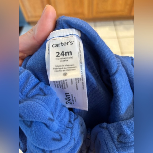 Carter's Blue dinousar fleece Outfit for Toddlers/halloween costume - Picture 3 of 3